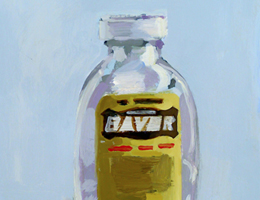 Bayer, 2015      Acrylic on Board      12" x  9"